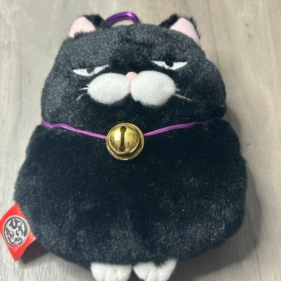 AMUFUN Higemanju Black Bean Pouch Clip +FuRuyu Mary Majo Hana Ghibli Tib Cat NWT - Picture 6 of 7
